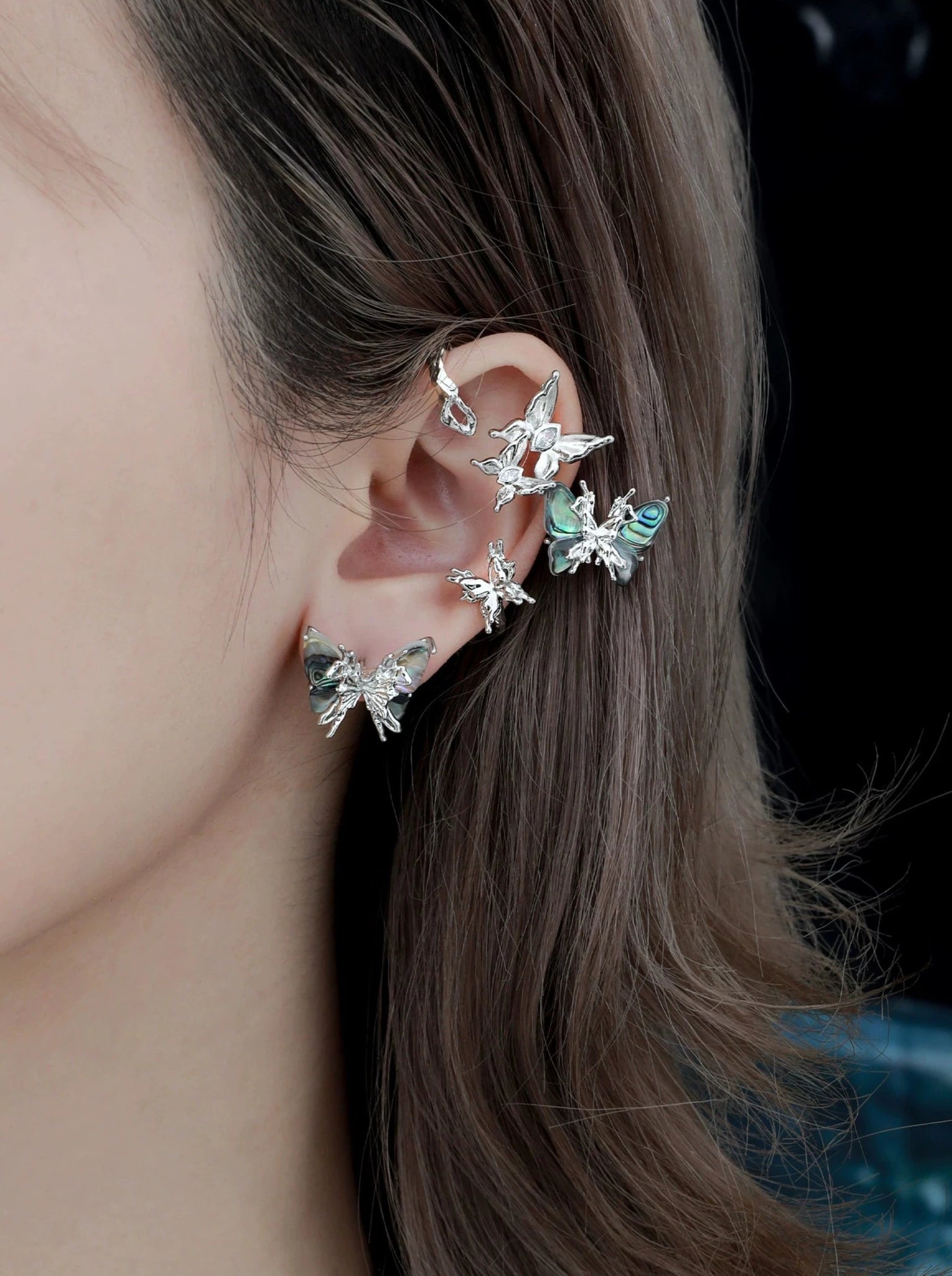 Left ear clearance cuff