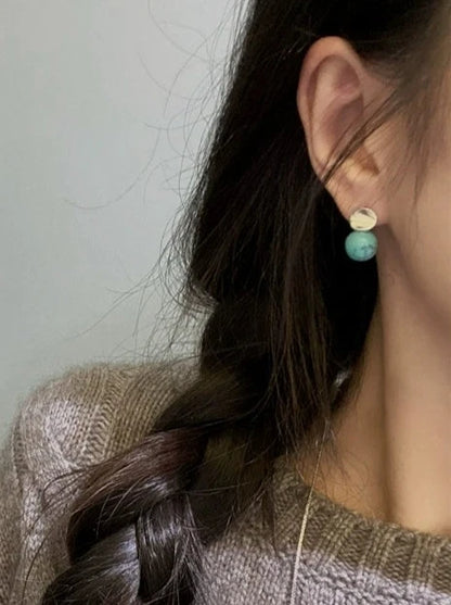 S925 Turquoise Earrings B2815