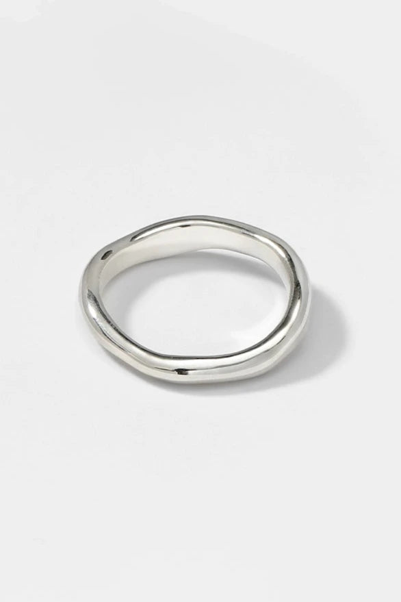 S925 Minimalist Single Circle Ring B3505