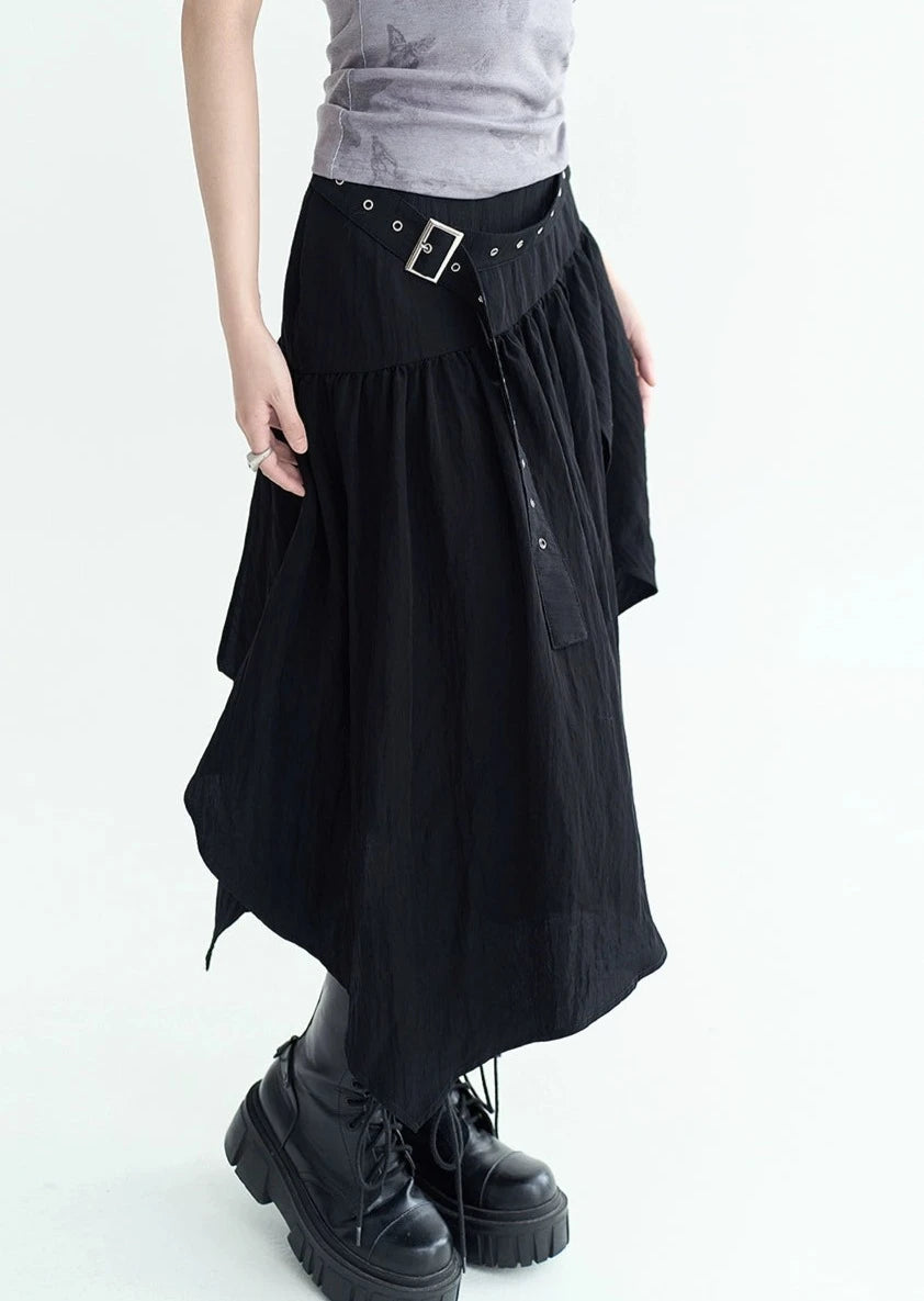 Unique Irregular Skirt B3178