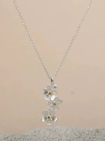 S925 Star Flower Necklace B2886