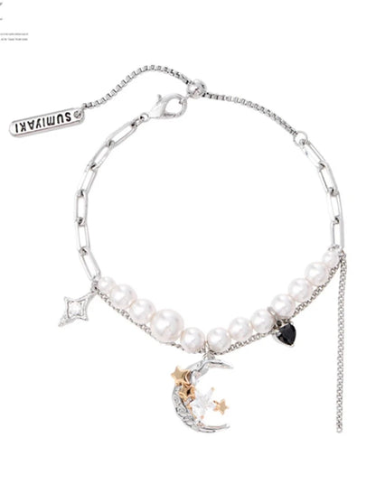 Moon Star Pearl Bracelet B2842