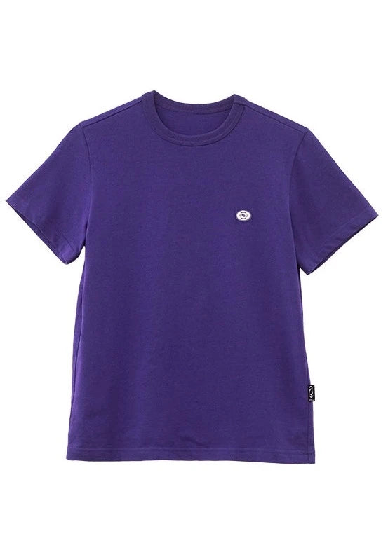 Eggplant purple cotton T-shirt B3104