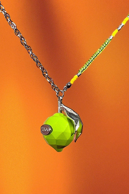 Vitality Girl Lemon Polygon Necklace B3267