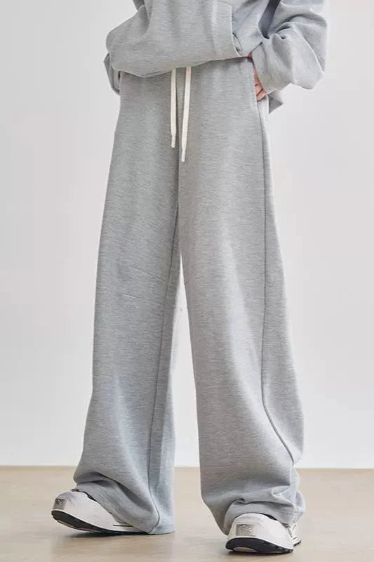 Sweat loose casual pants B3346