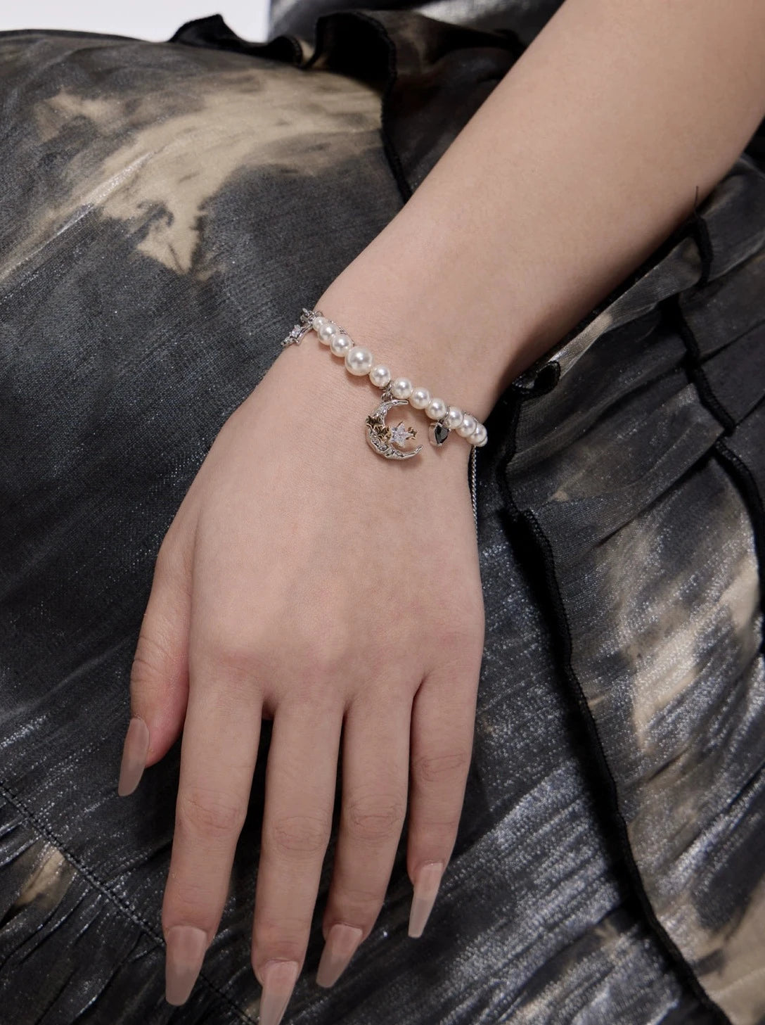 Moon Star Pearl Bracelet B2842