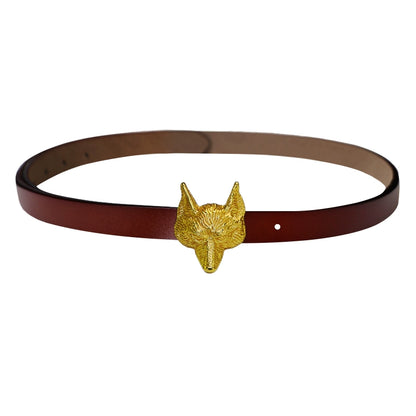 Fox gold buckle belt B3378