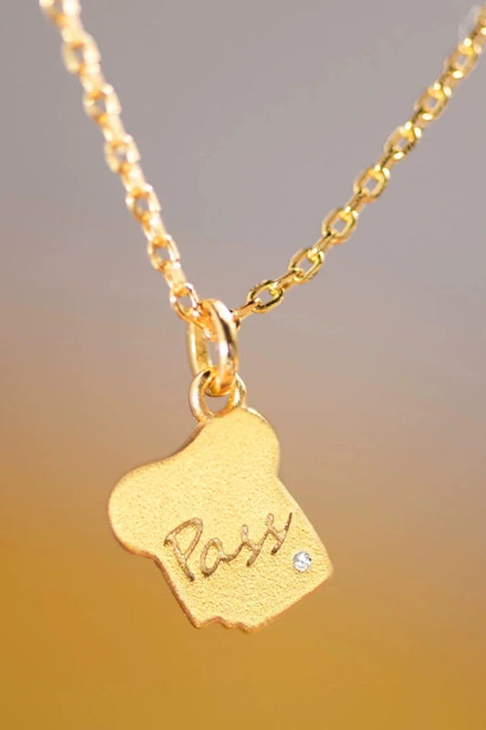 S925 Memory Bread Path Necklace B3229