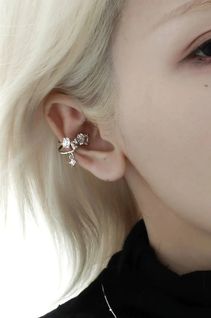 S925 Zircon Minimalist Ear Cuff B3429