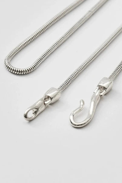 S925 Soft Snake Bone Chain Necklace B3509