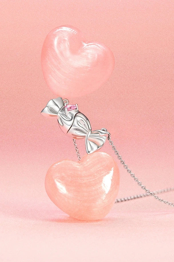 S925 Sweetheart Candy Necklace B3324