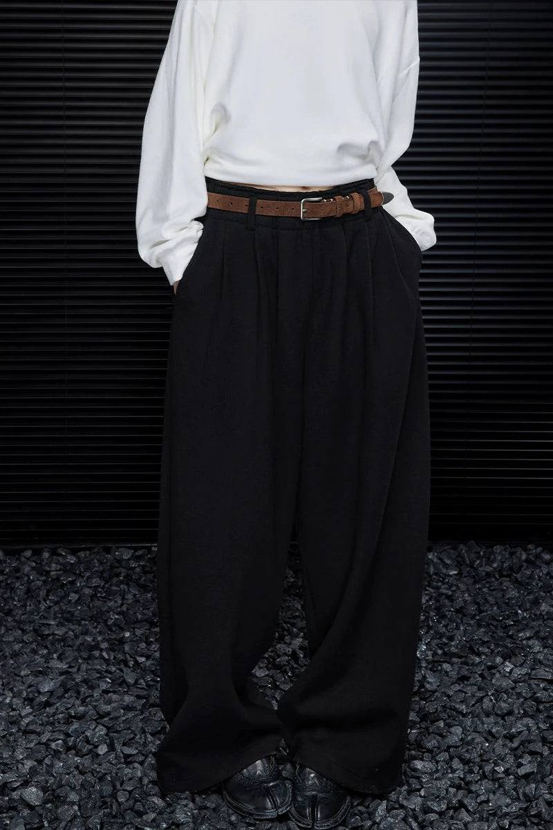 Elegant and simple wide pants B3480