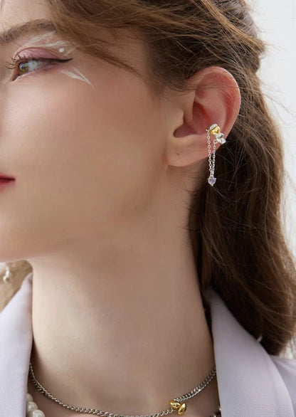 S925 Symphony Love Tassel Ear Cuff (Single) B3079