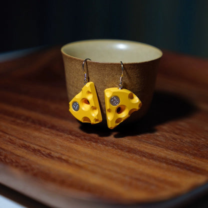 Cheese Cool Polygon Earrings B3145