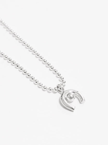 S925 Pig Nose OT Clasp Minimalist Necklace B3289