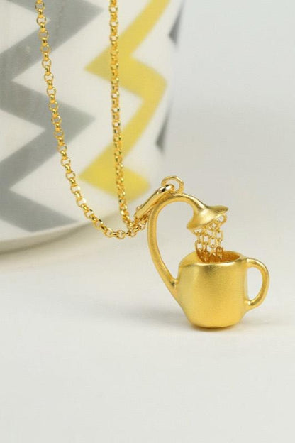 S925 Happy Watering Can Necklace B3485