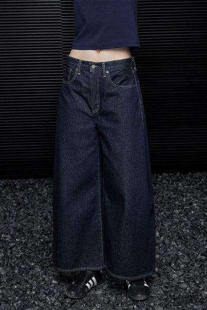 American vintage wide leg denim pants B3619