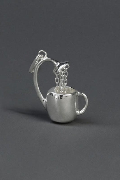 S925 Happy Watering Can Necklace B3485