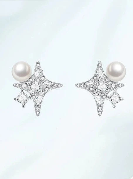 S925 Galaxy Star Earrings B2897