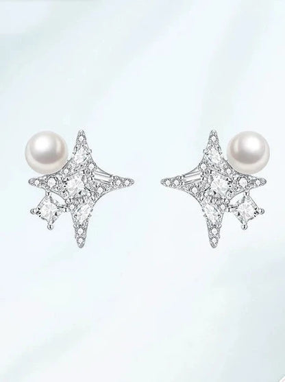 S925 Galaxy Star Earrings B2897