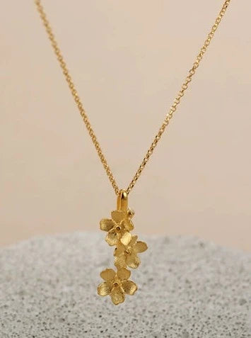 S925 Star Flower Necklace B2886