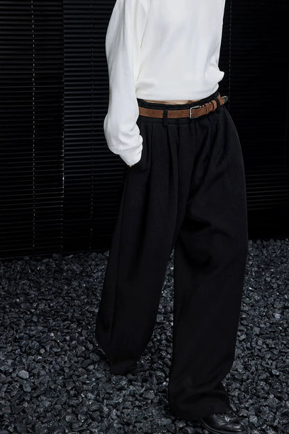 Elegant and simple wide pants B3480