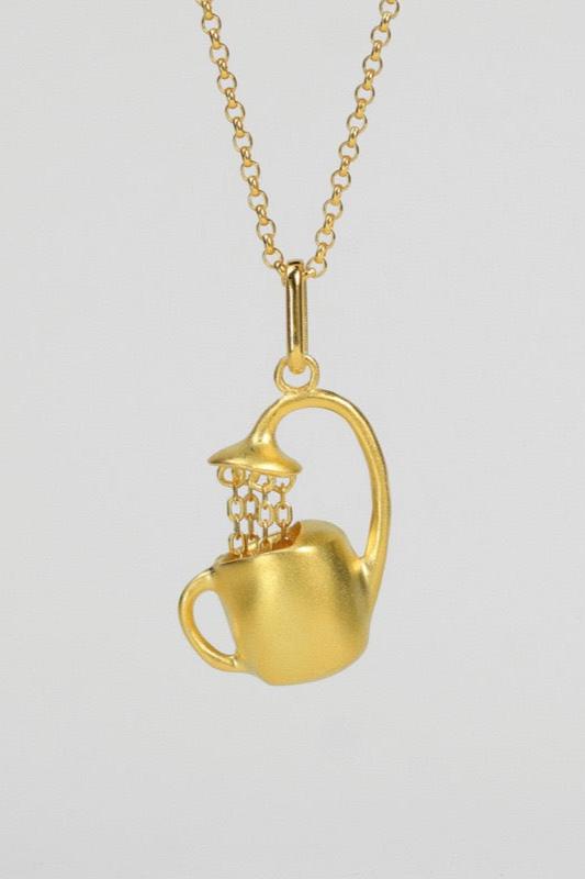 S925 Happy Watering Can Necklace B3485