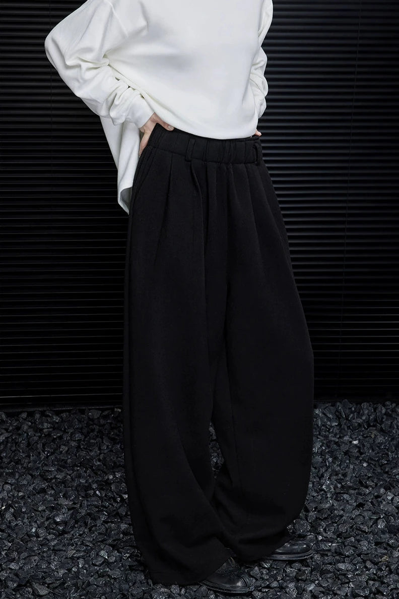 Elegant and simple wide pants B3480