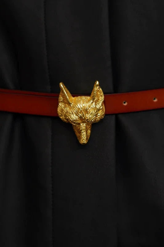 Fox gold buckle belt B3378