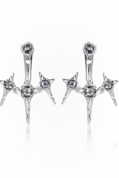 Four Point Star Detachable Earrings B3210