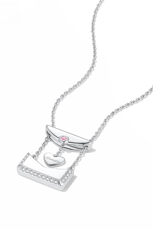 S925 Little Devil Love Letter Necklace B3318