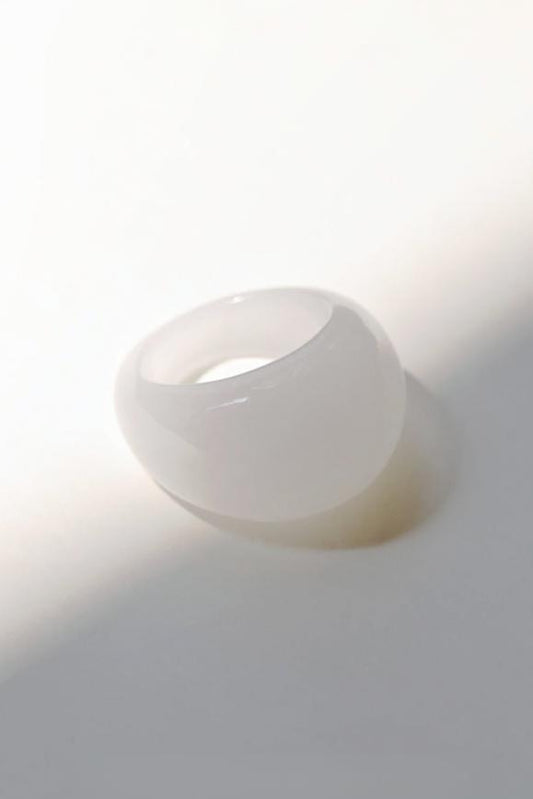 White jade high end ring B3344