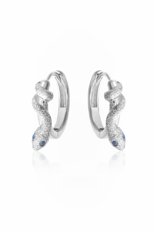 S925 Ice Snake Earrings B3358