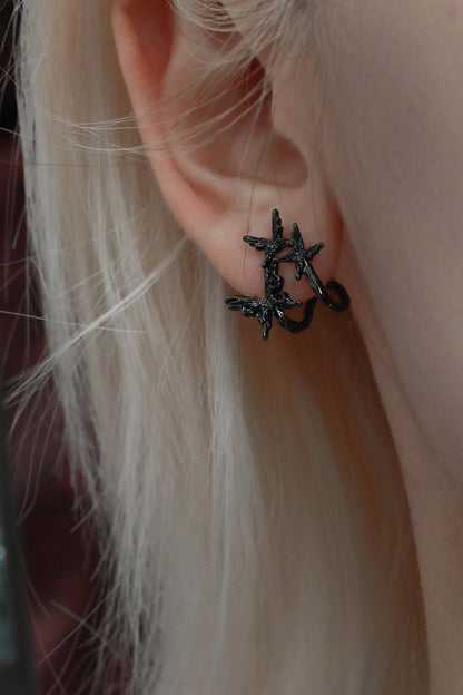 Dark Butterfly Earrings B3456