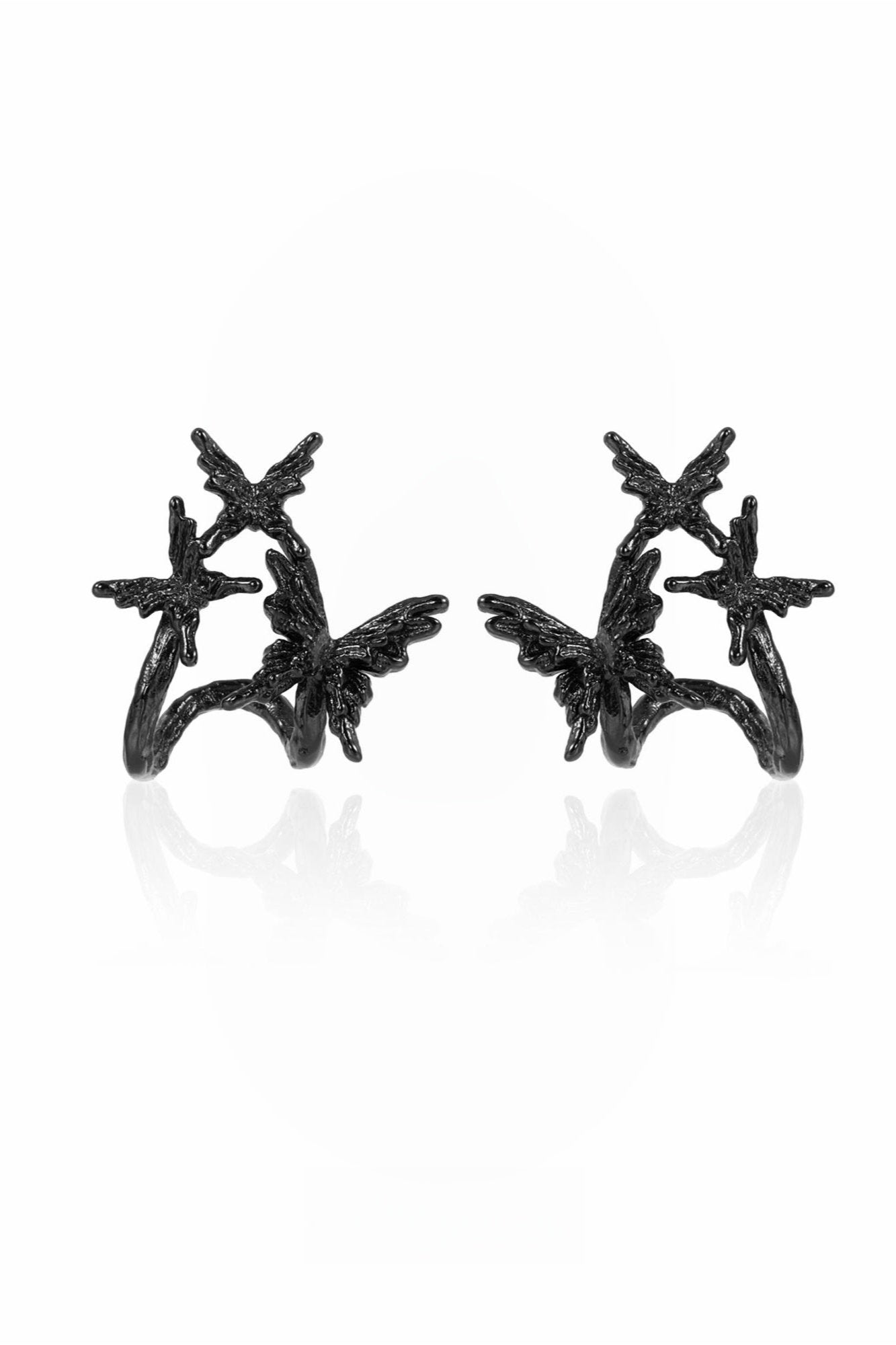 Dark Butterfly Earrings B3456