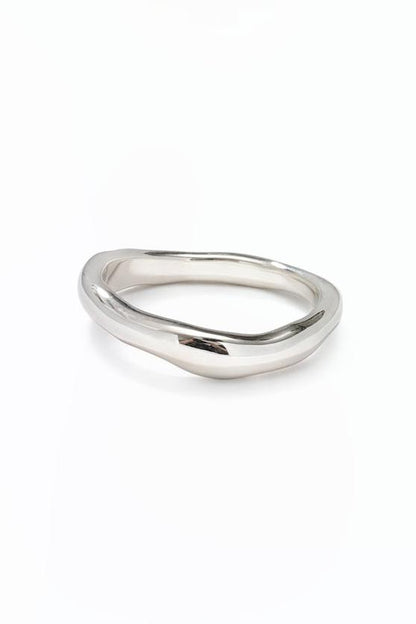 S925 Minimalist Single Circle Ring B3505