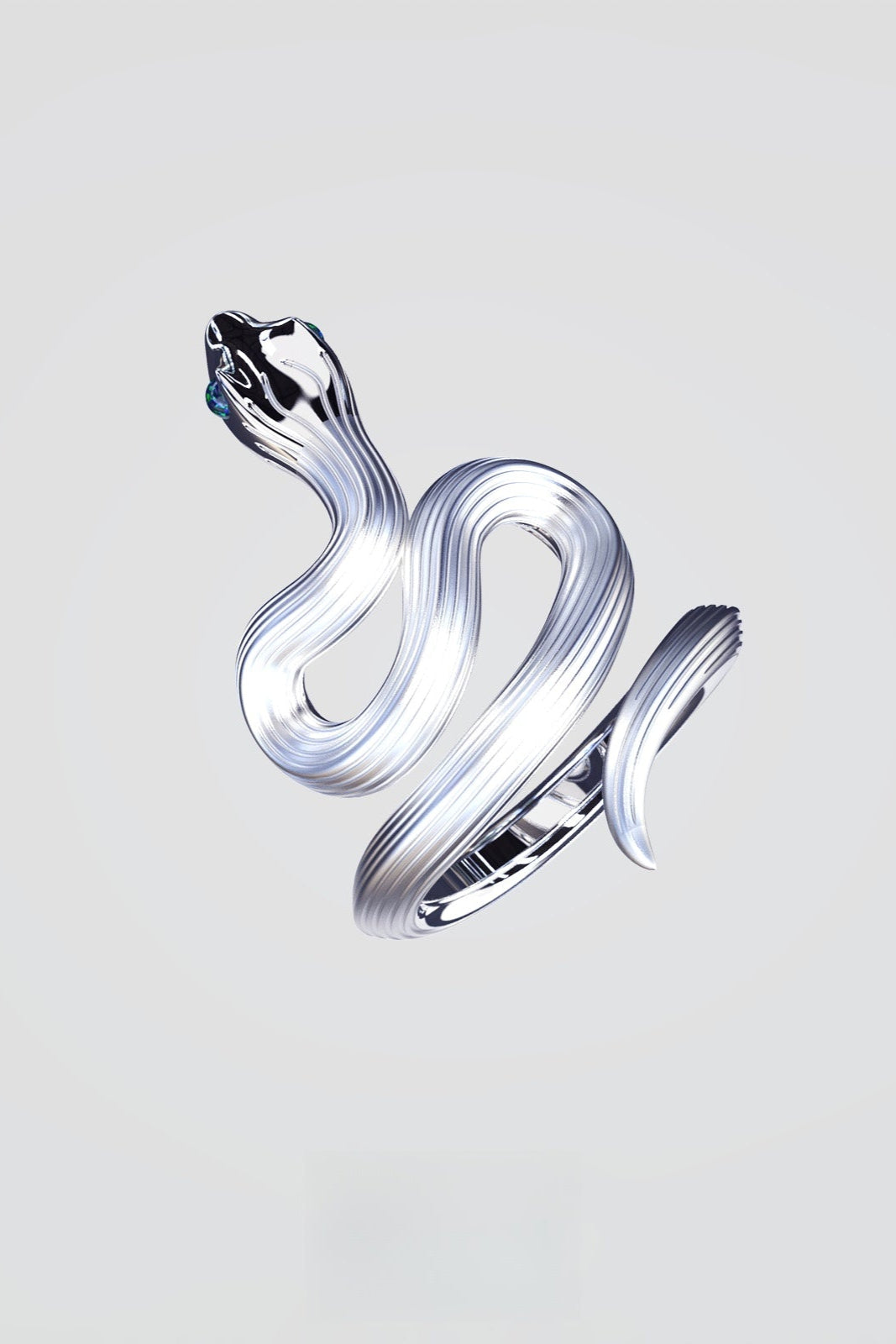 Snake Ear Artistic Line Open Ring B3567