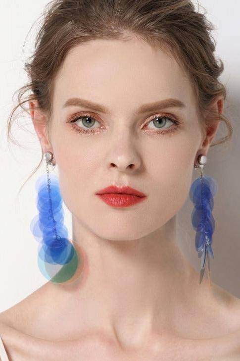 Symphony Tassel Long Earrings B1012